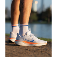 SHYU - Quarter Crew - White - Blue - Orange